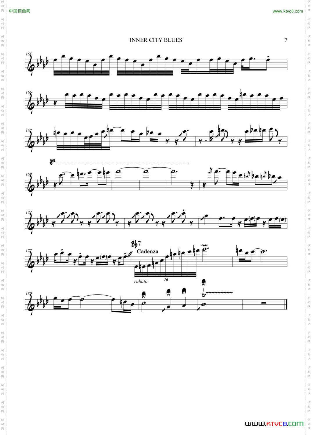 InnerCityBlues次中音萨克斯_Inner City Blues次中音萨克斯