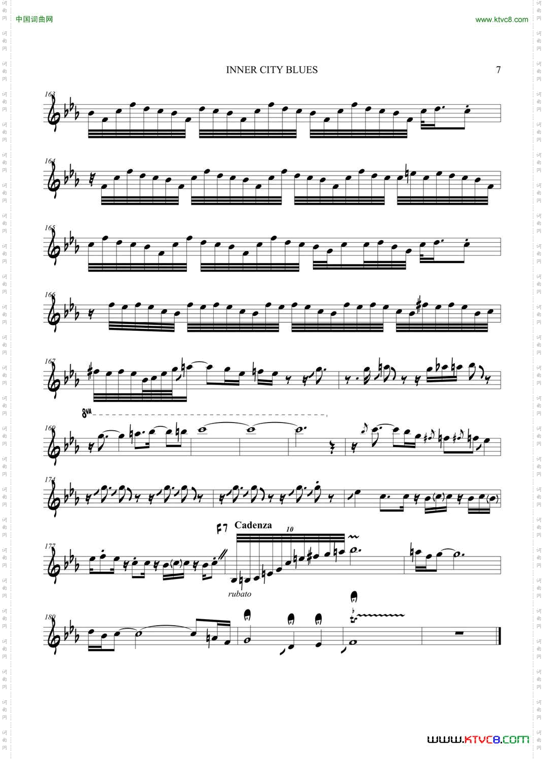 InnerCityBlues中音萨克斯_Inner City Blues中音萨克斯