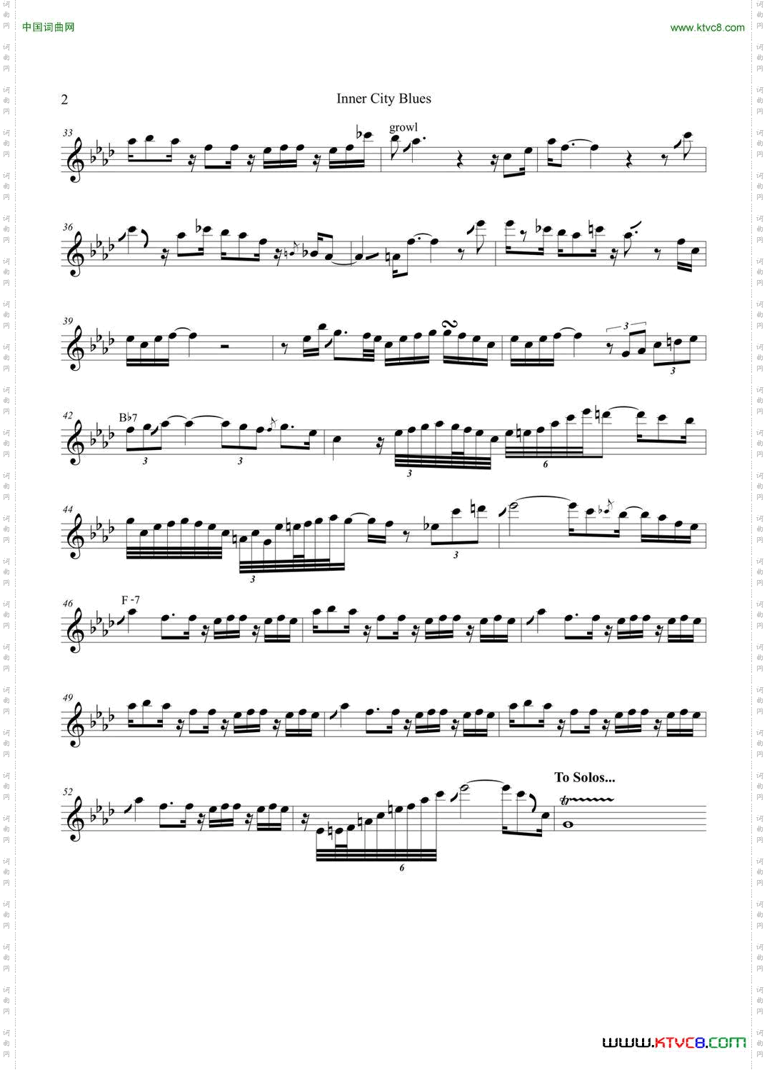 InnerCityBlues次中音萨克斯高音萨克斯_Inner City Blues次中音萨克斯高音萨克斯