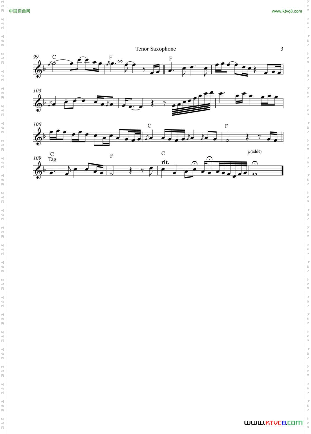 JasmineFlower次中音萨克斯_Jasmine Flower次中音萨克斯