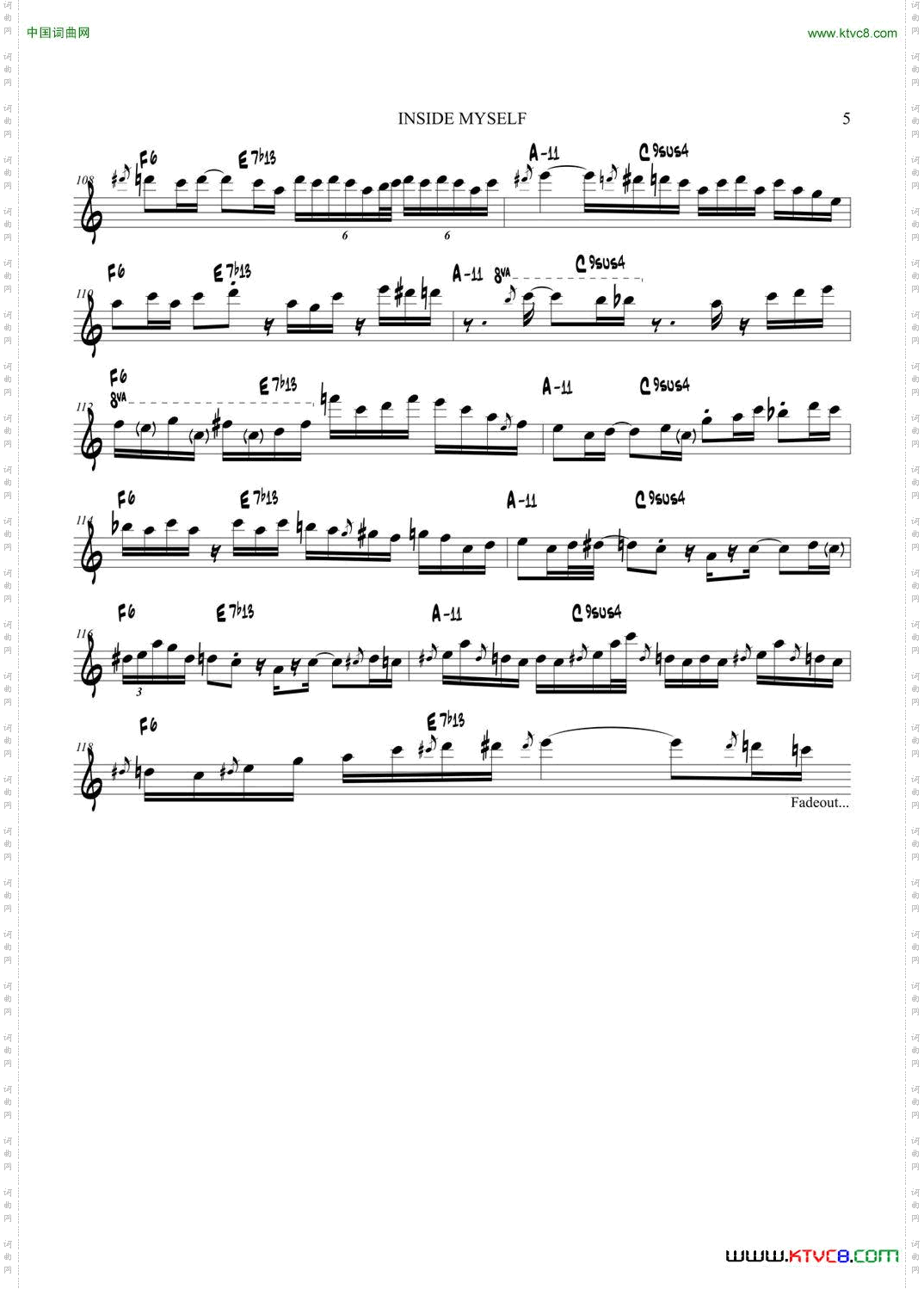 InsideMyself中音萨克斯_Inside My self中音萨克斯