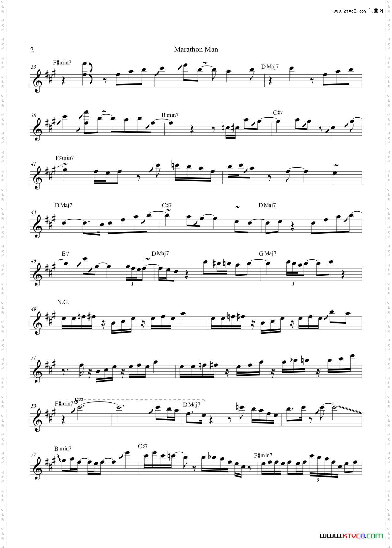 MarathonMan次中音萨克斯_Marathon Man次中音萨克斯