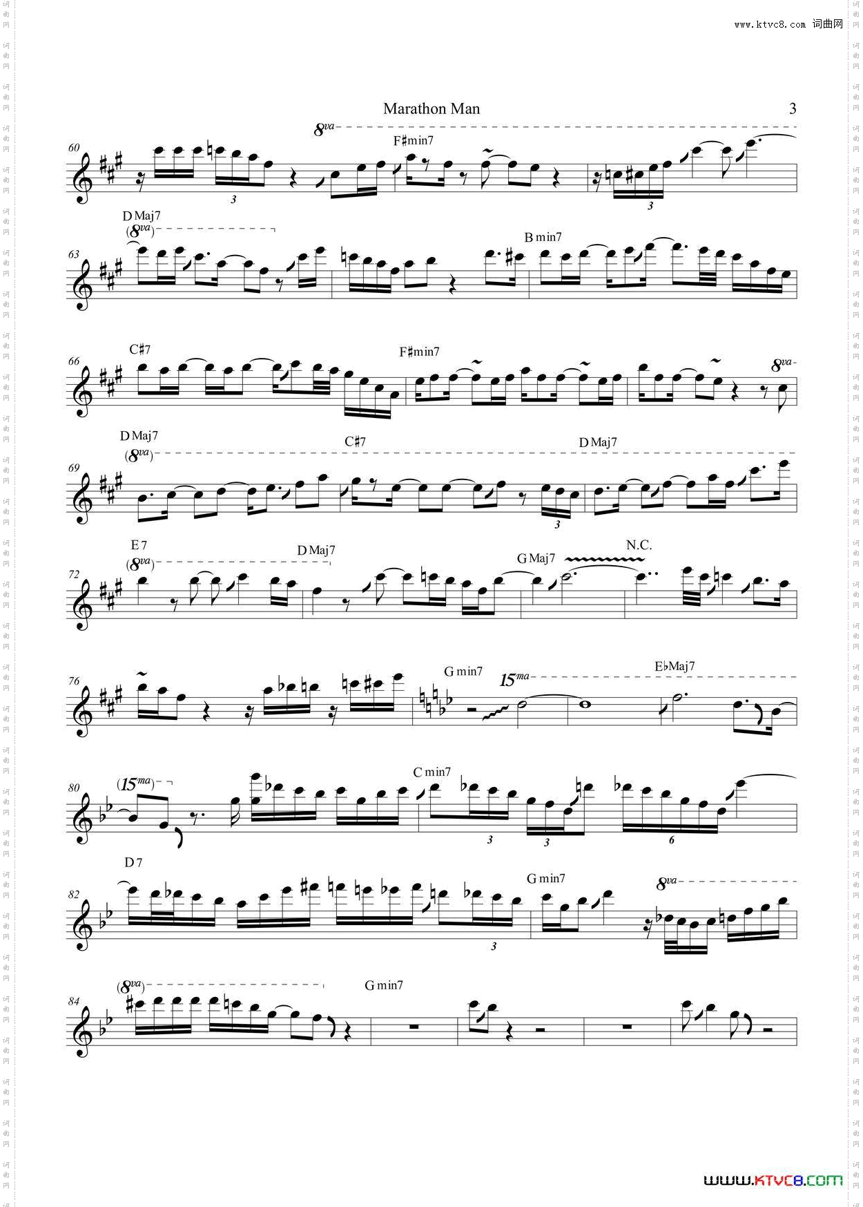 MarathonMan次中音萨克斯_Marathon Man次中音萨克斯