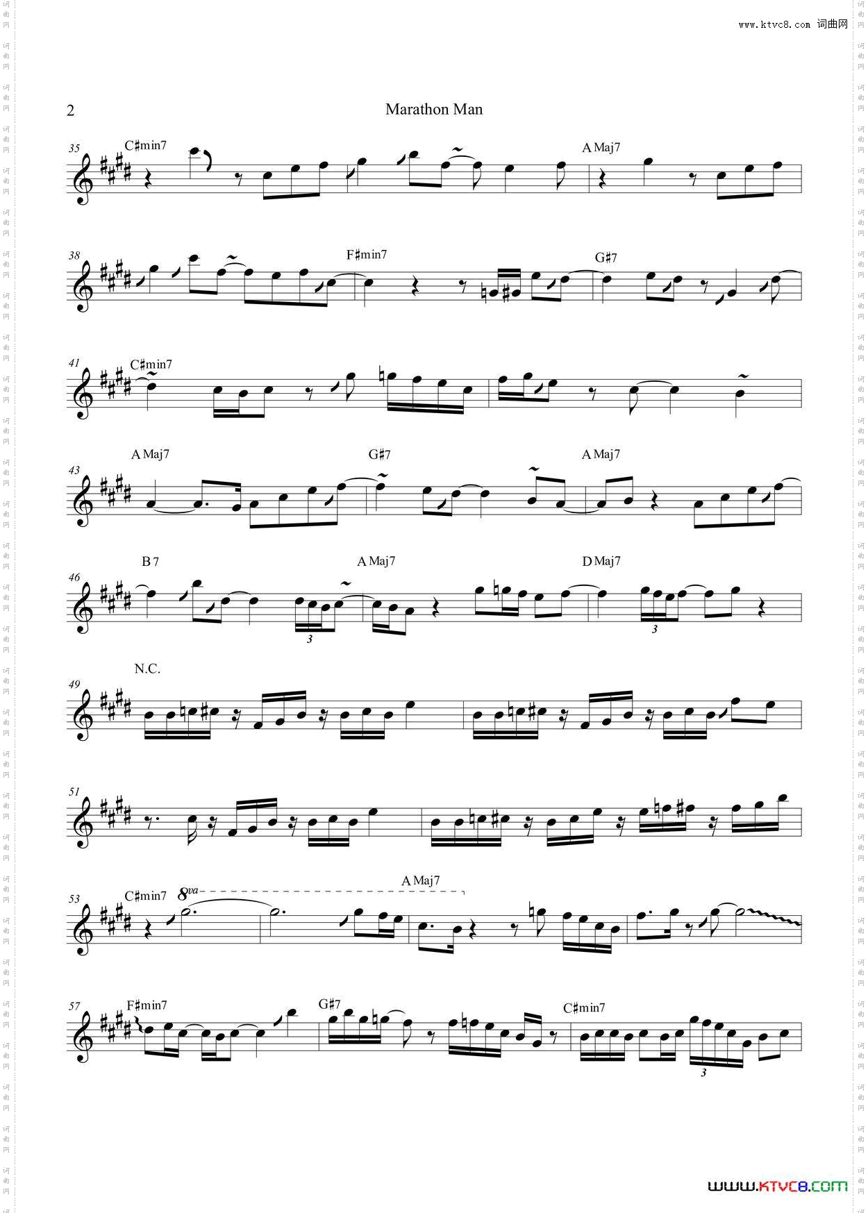 MarathonMan中音萨克斯_Marathon Man中音萨克斯