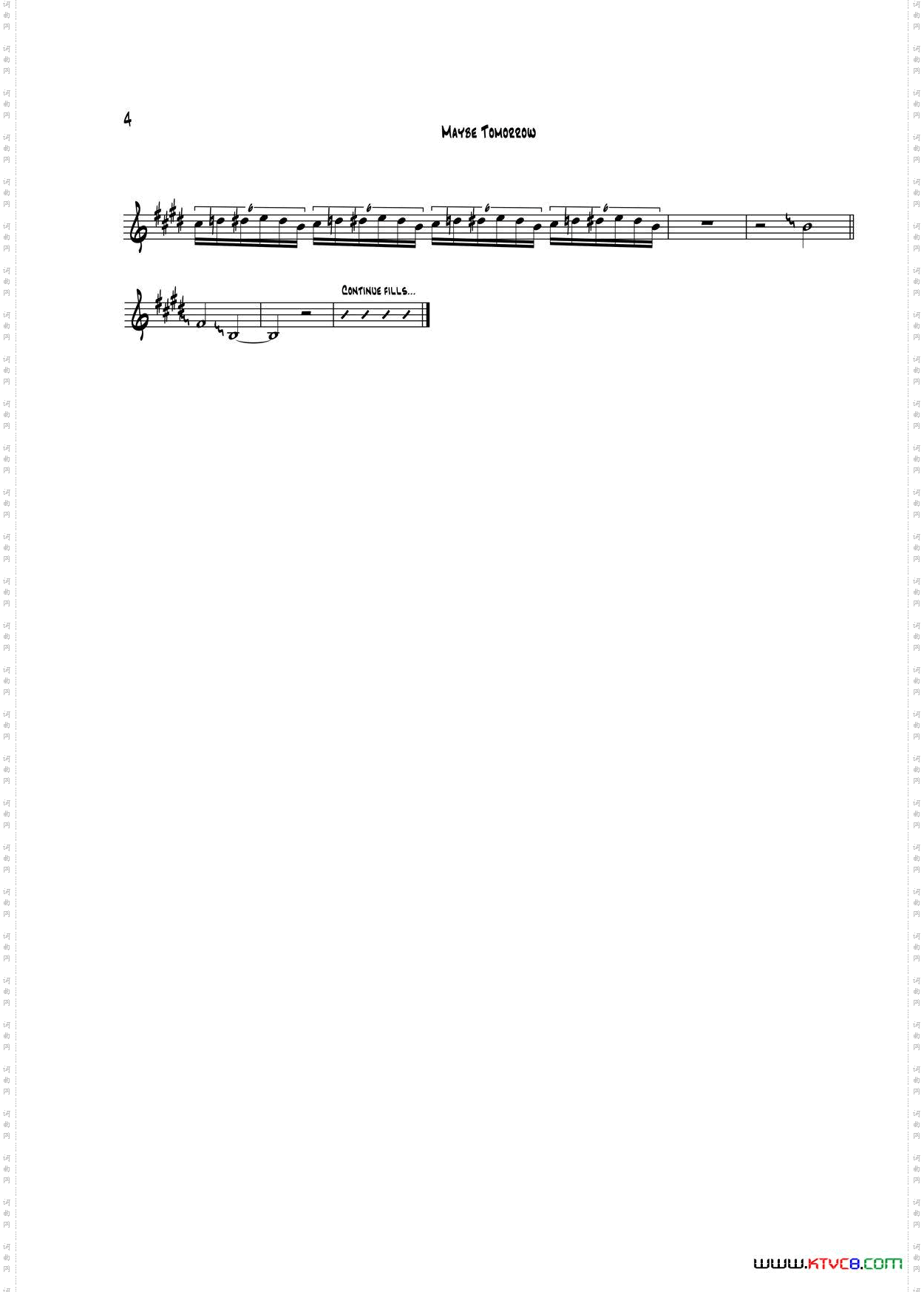 MaybeTomorrow次中音萨克斯_Maybe Tomorrow次中音萨克斯