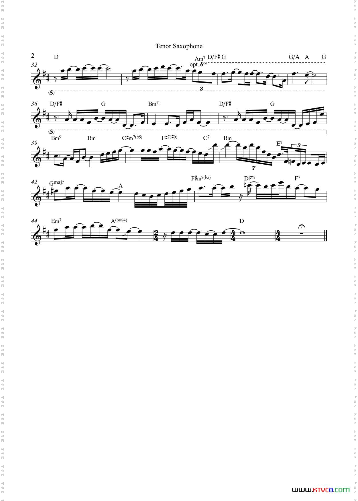 Miss You Forever_次中音萨克斯