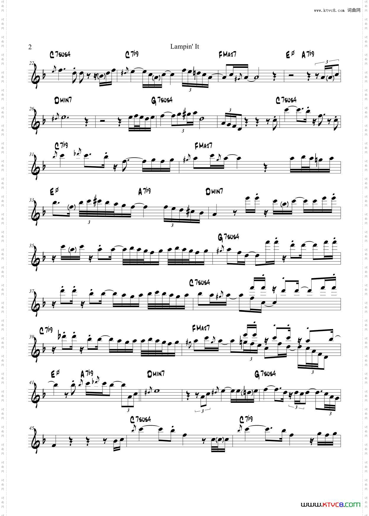 LampinIt次中音萨克斯