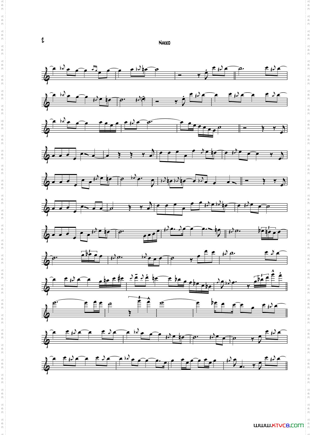 Naked中音萨克斯