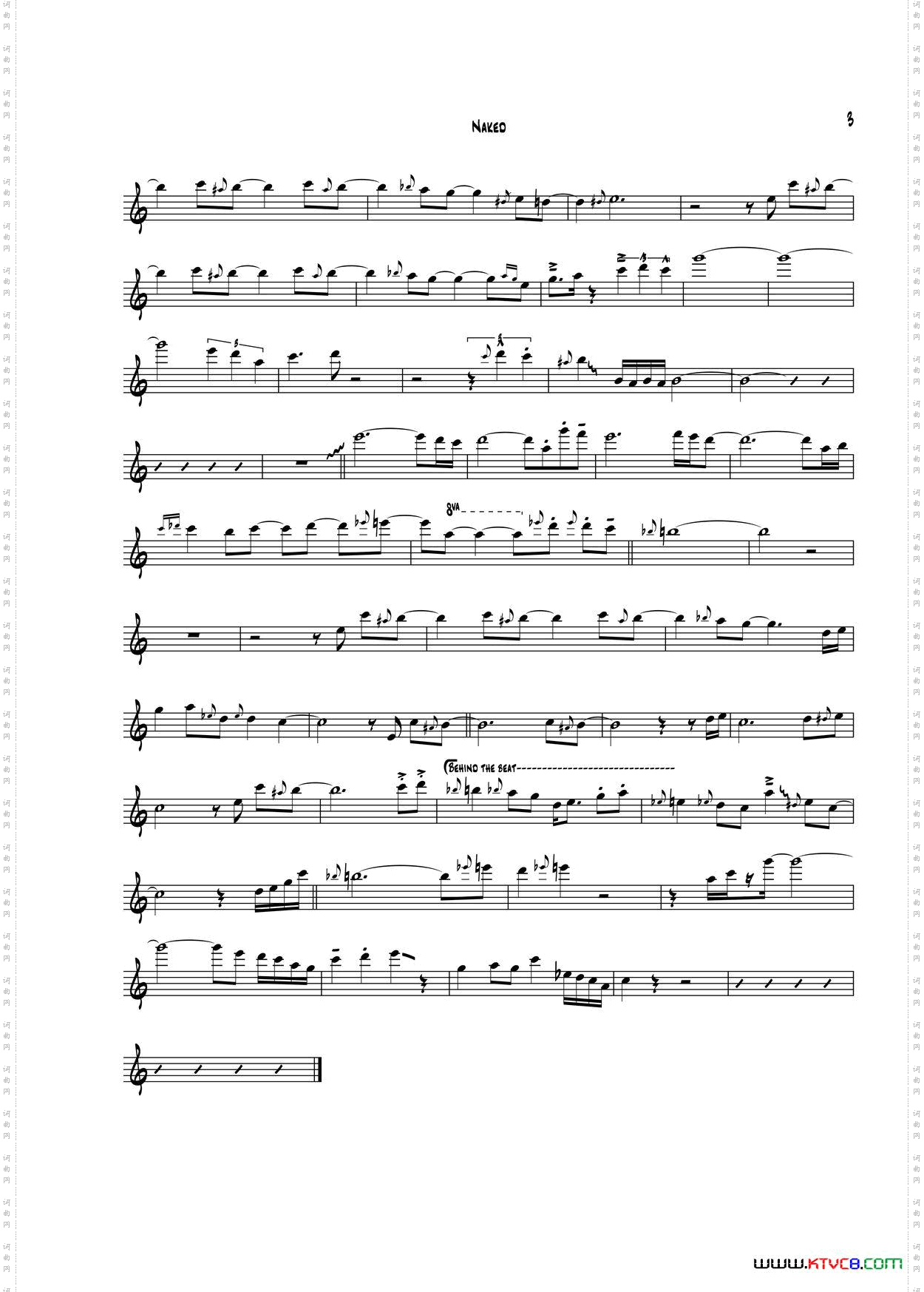 Naked中音萨克斯