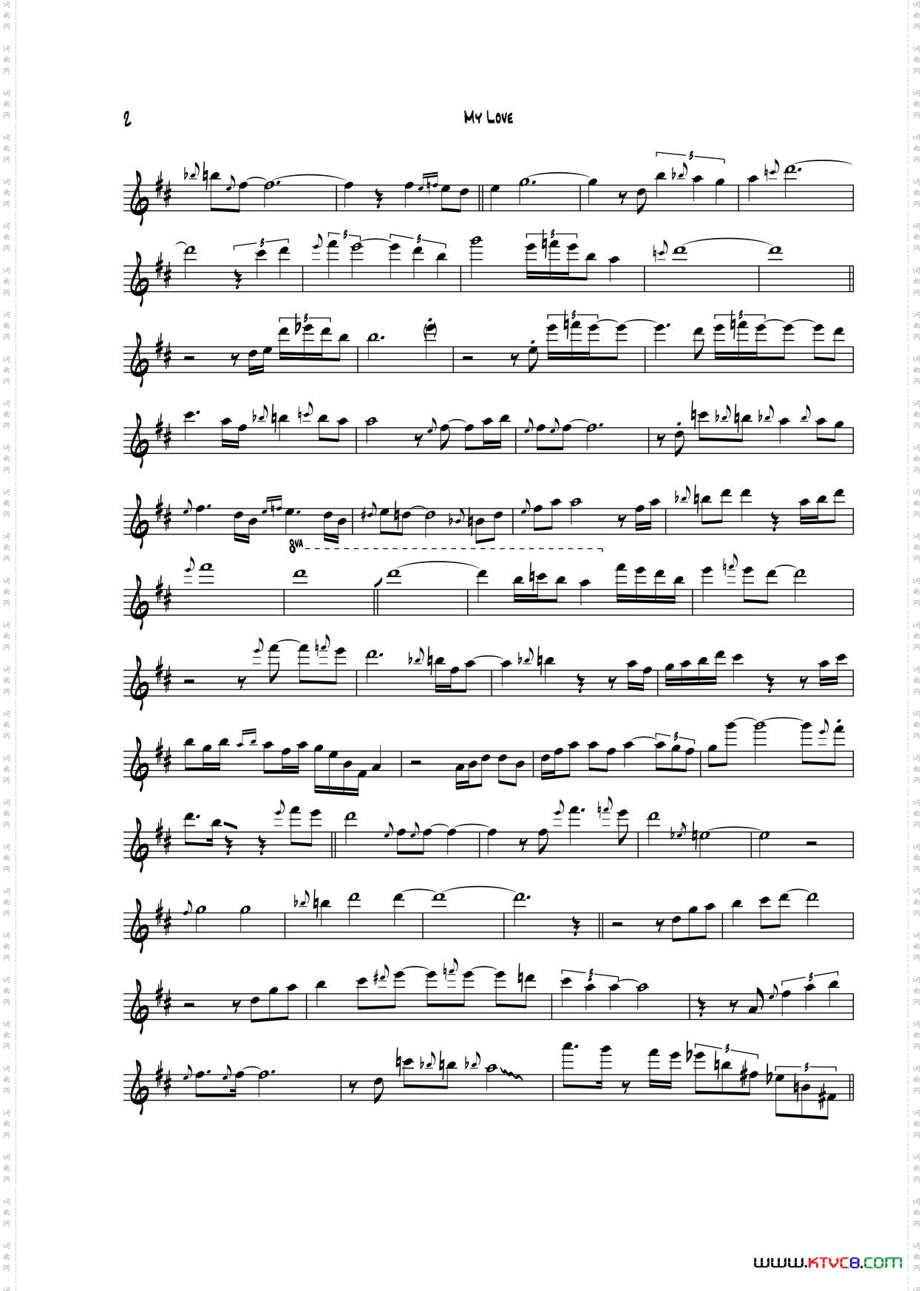 MyLove中音萨克斯_My Love中音萨克斯