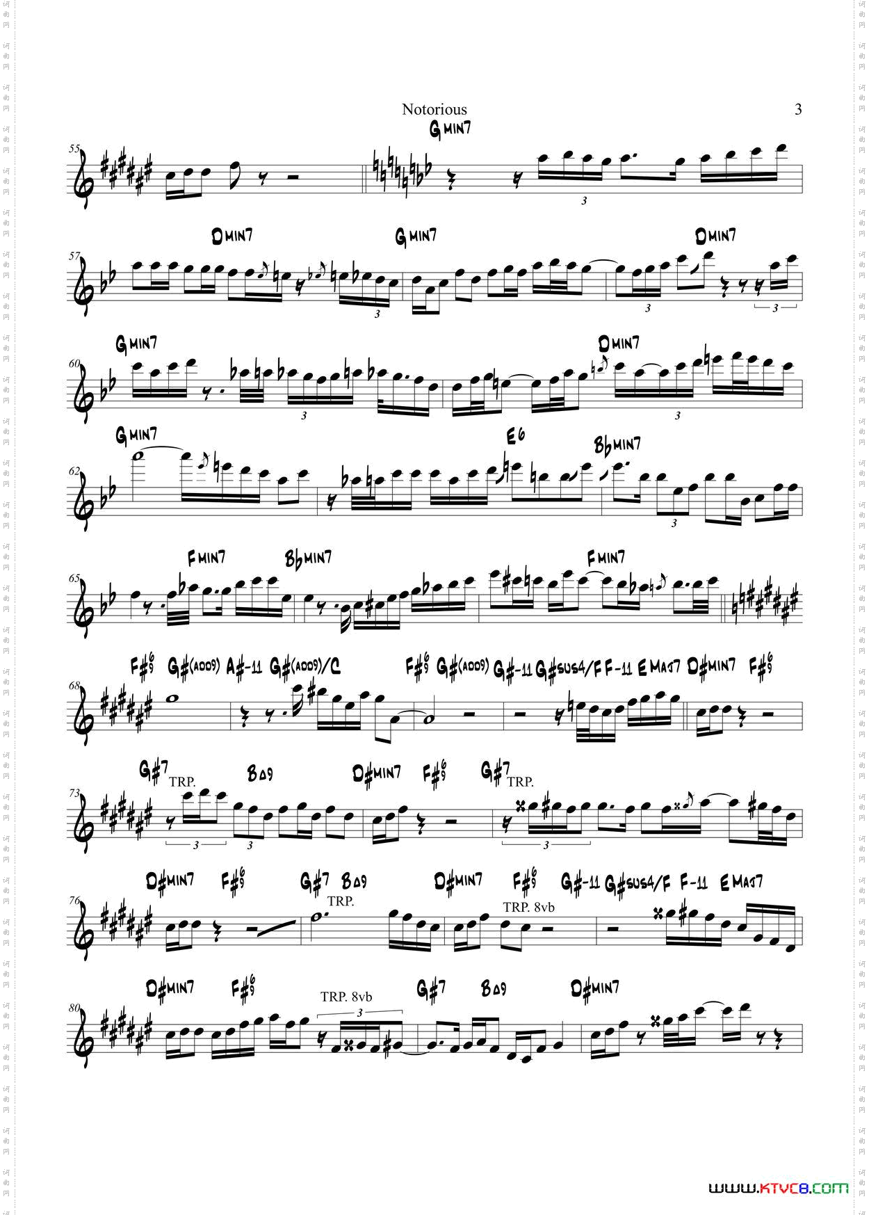 Notorious次中音萨克斯