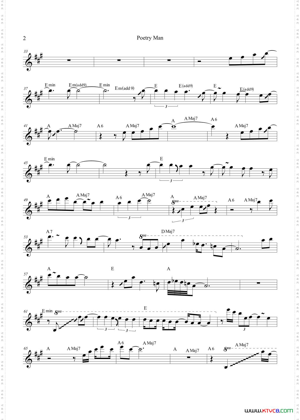 PoetryMan中音萨克斯_Poetry Man中音萨克斯