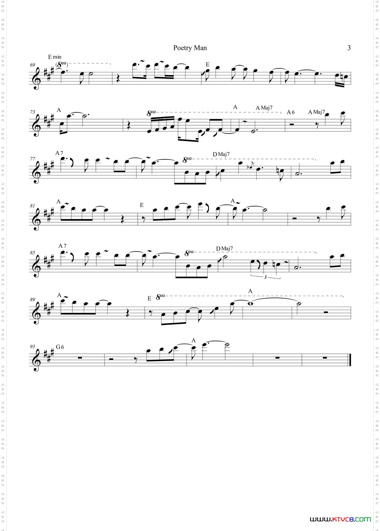 PoetryMan中音萨克斯_Poetry Man中音萨克斯