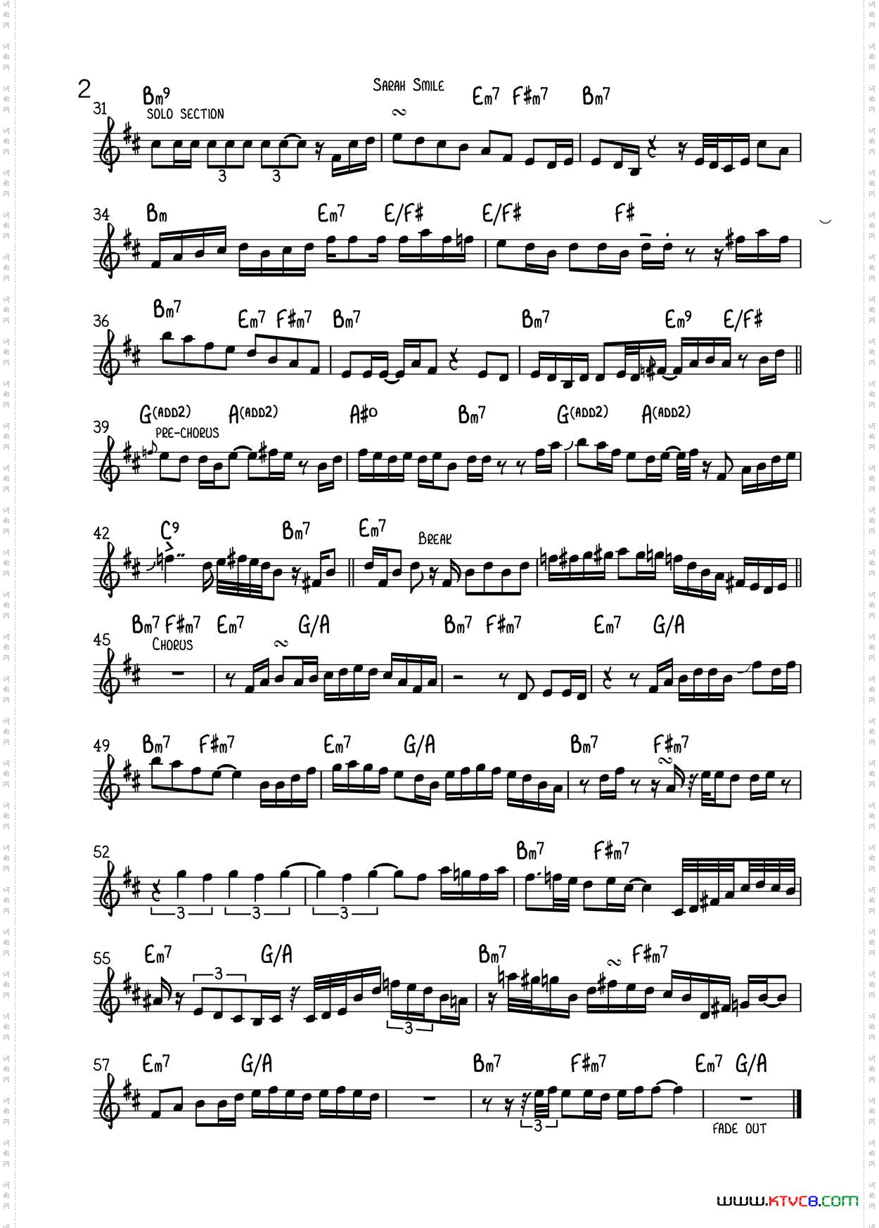 SaraSmile中音萨克斯_Sara Smile中音萨克斯