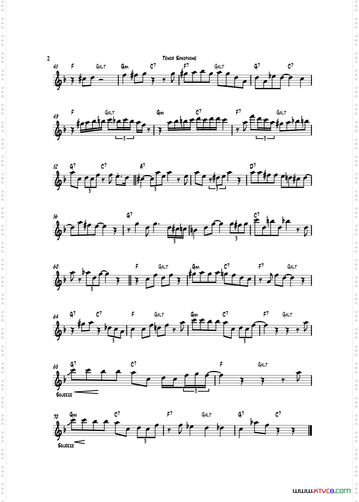 SantaBaby次中音萨克斯_Santa Baby次中音萨克斯