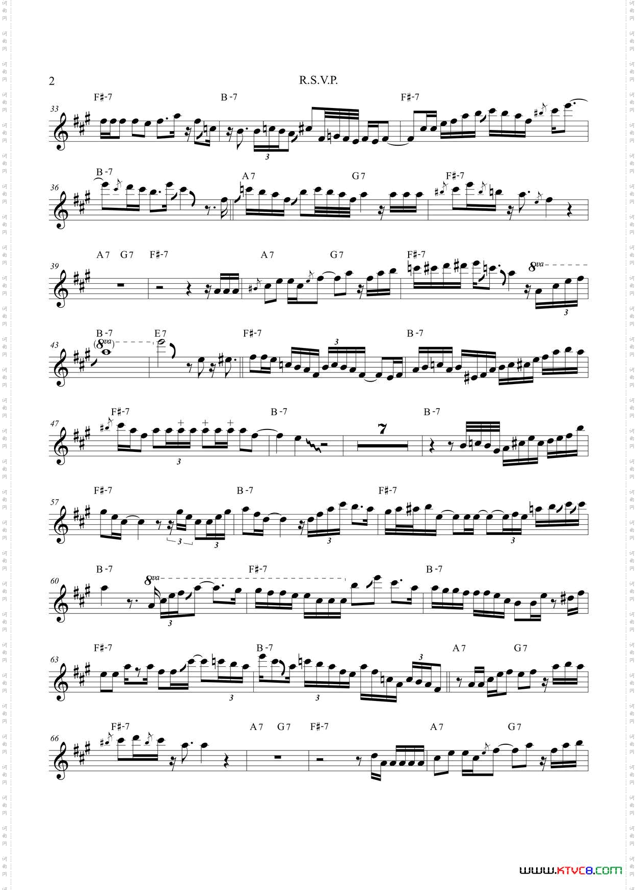 R.S.V.P次中音萨克斯