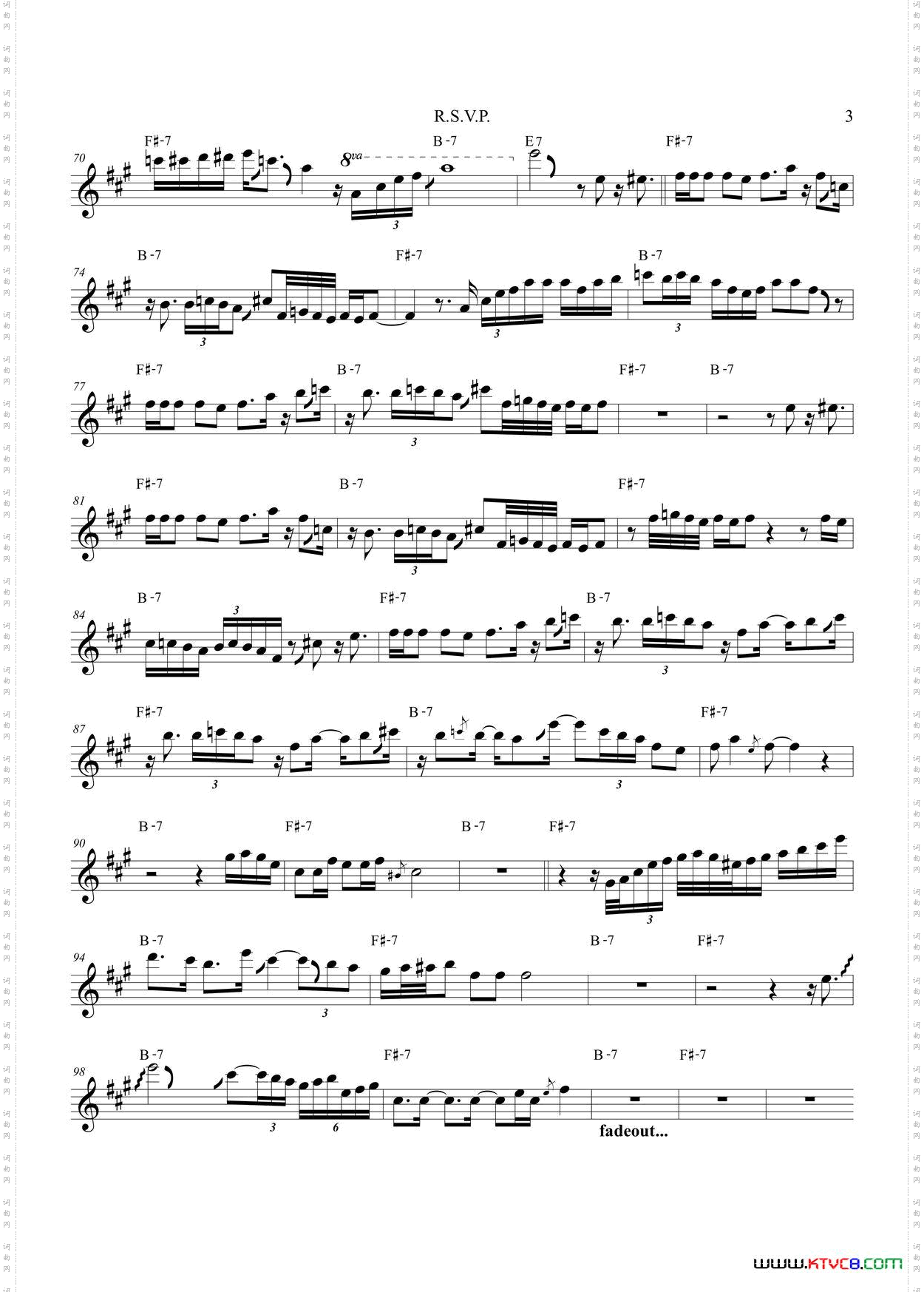 R.S.V.P次中音萨克斯