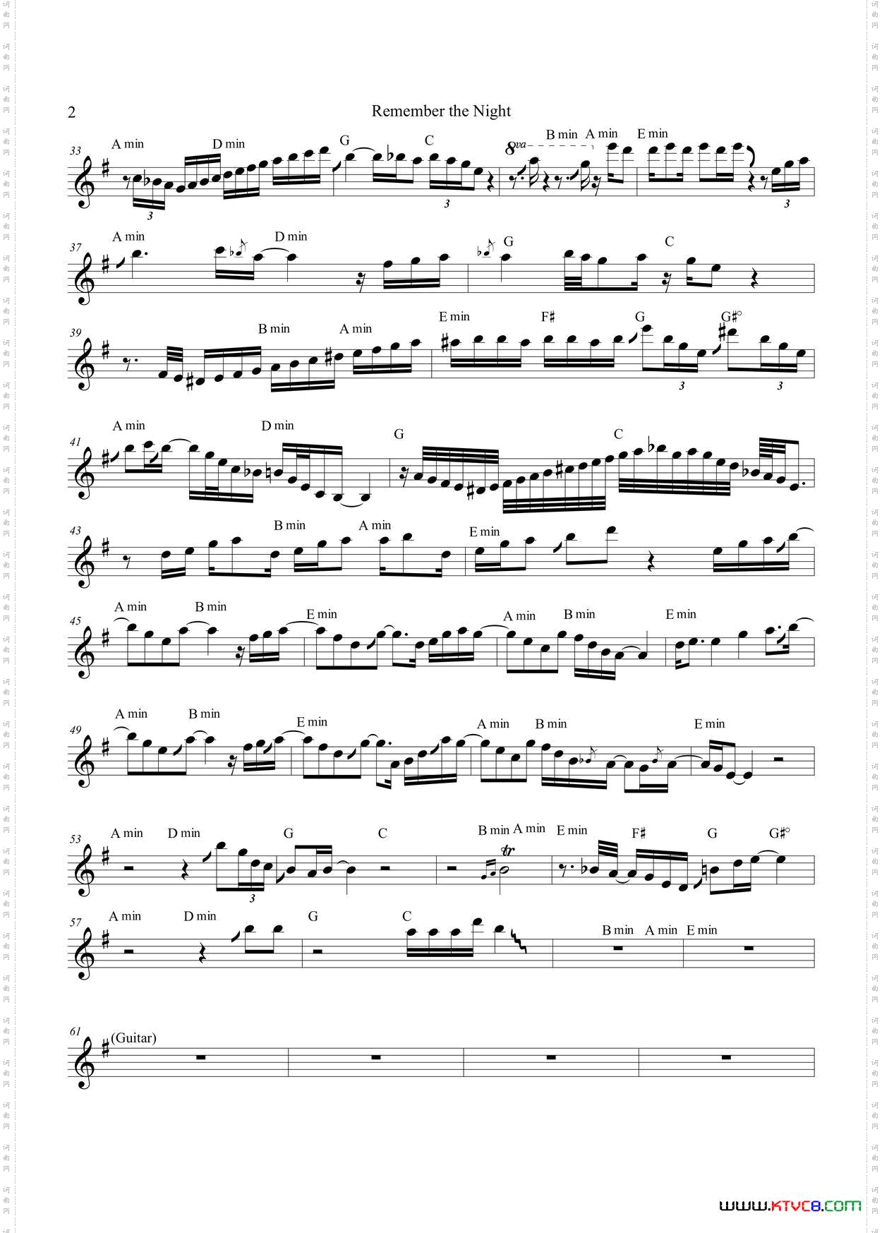 RememberTheNight次中音萨克斯_Remember The Night次中音萨克斯