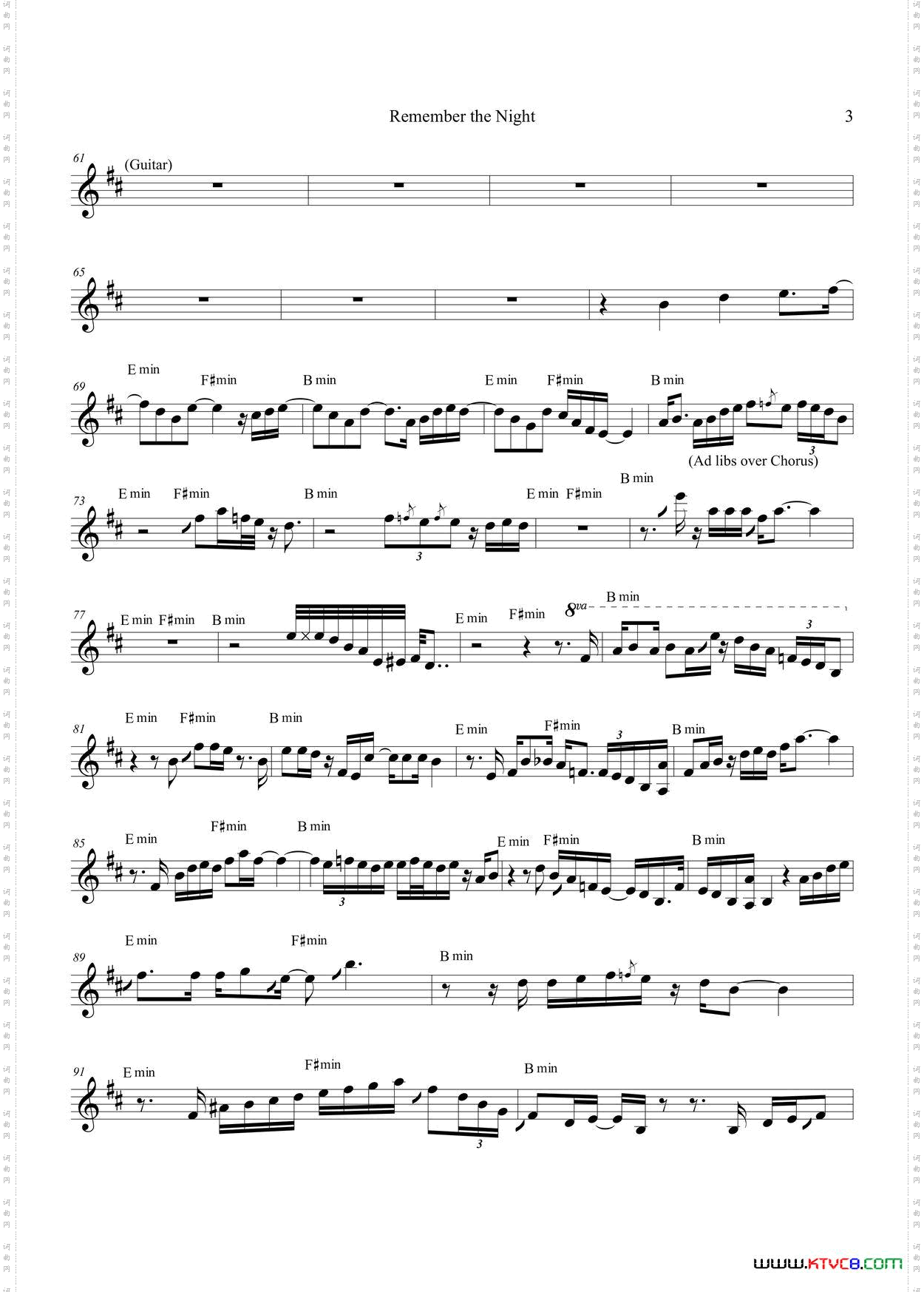 RememberTheNigh中音萨克斯_Remember The Nigh中音萨克斯