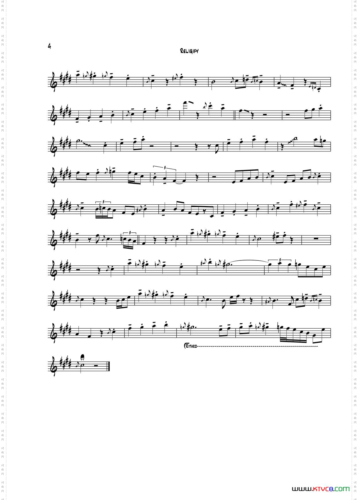 Religify中音萨克斯