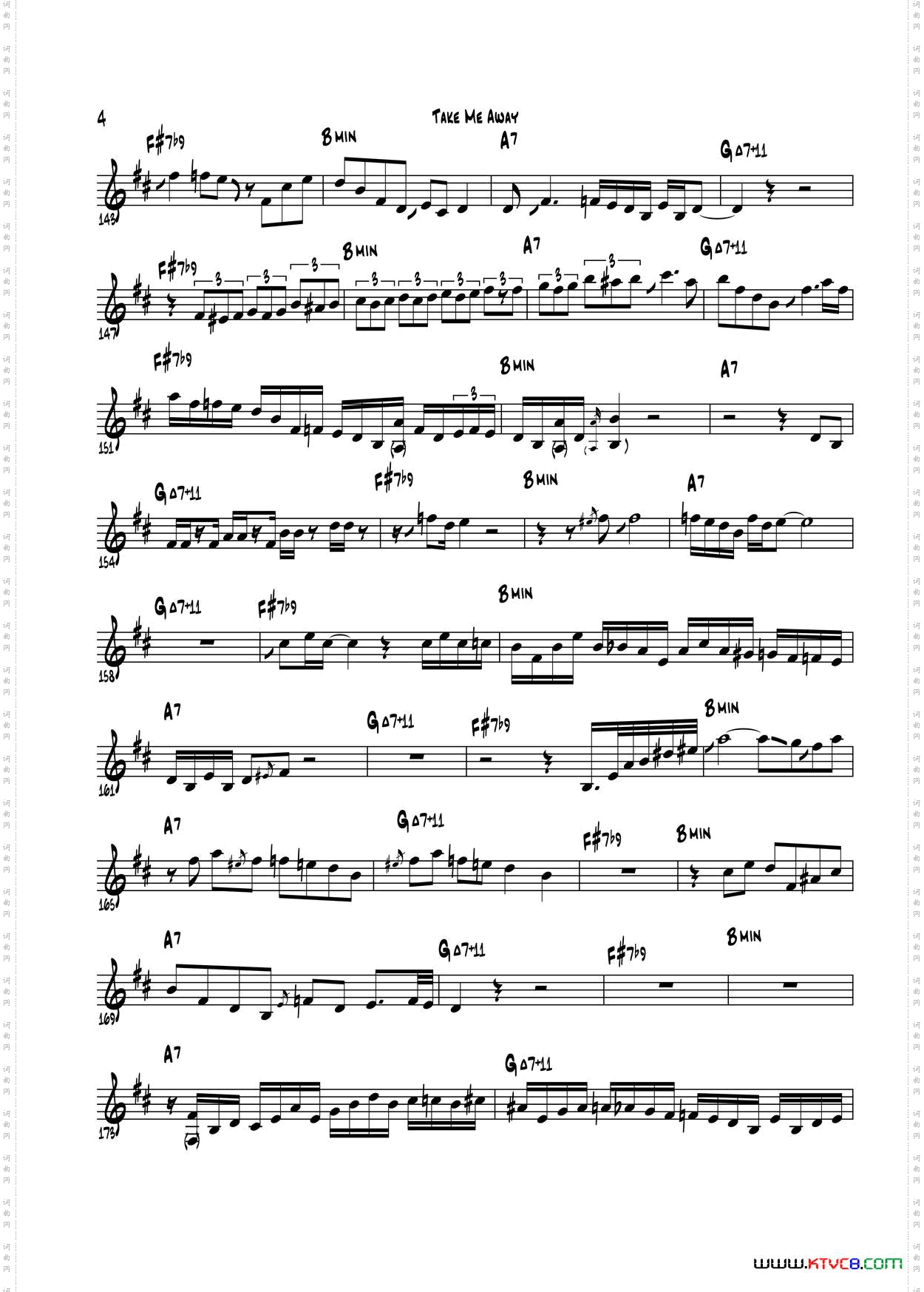 TakeMeAway高音萨克斯_Take Me Away高音萨克斯