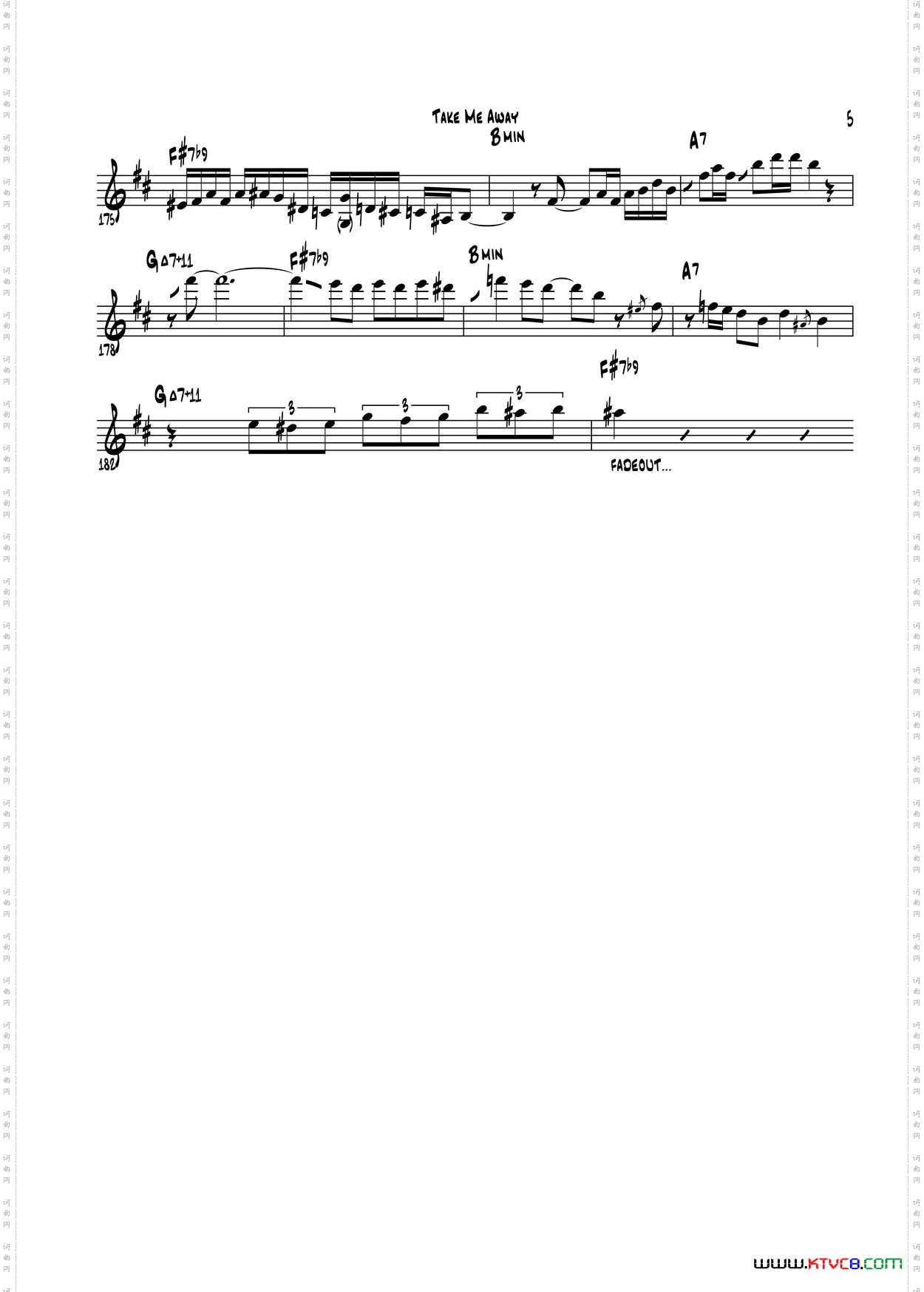 TakeMeAway高音萨克斯_Take Me Away高音萨克斯