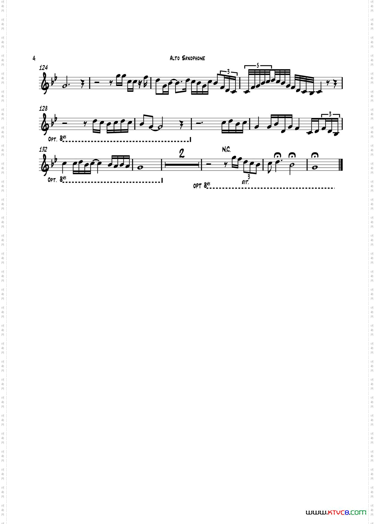 Tango中音萨克斯