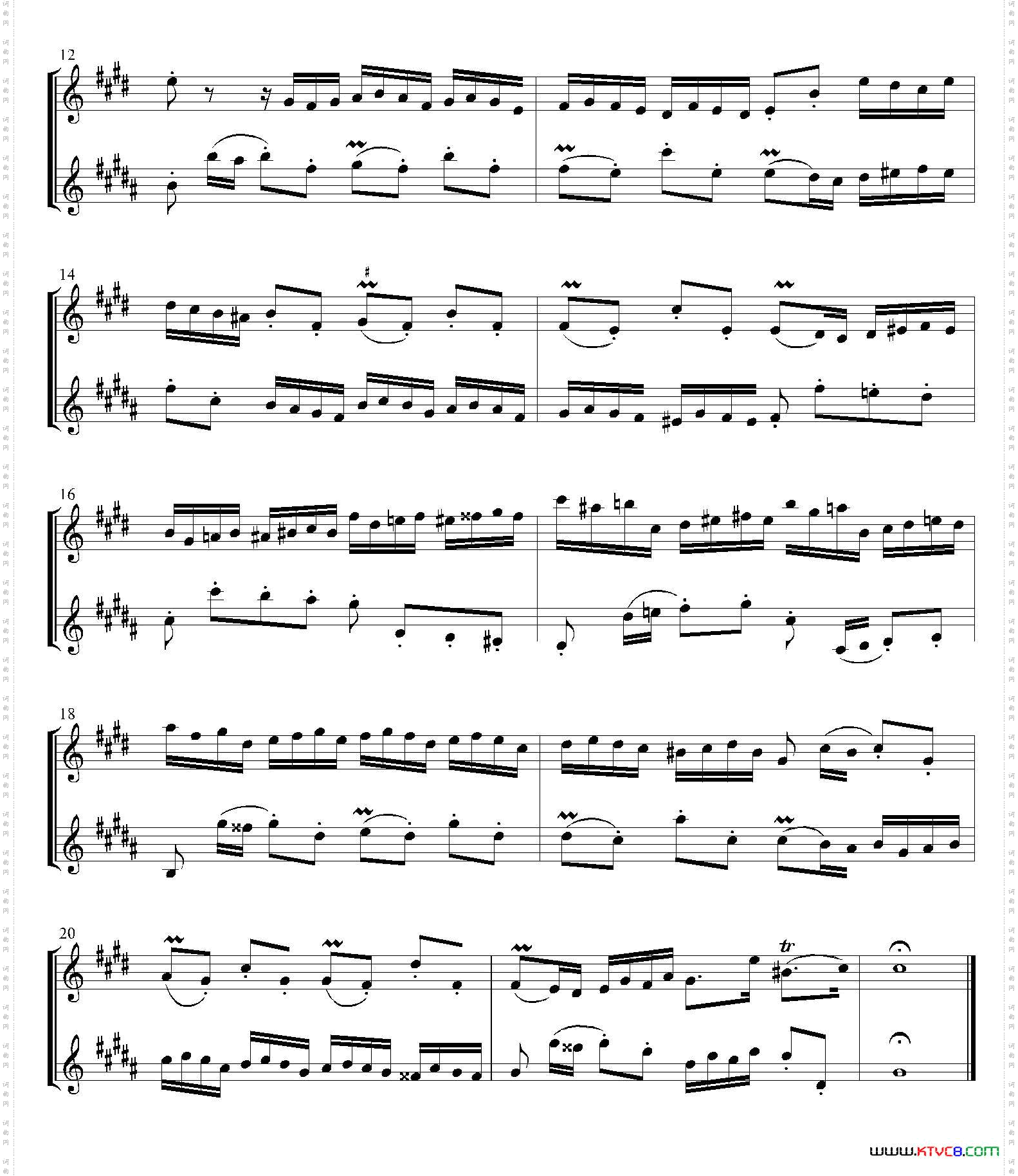 Inventions巴赫15首创意曲二重奏—15_Inventions 巴赫15首创意曲二重奏—15