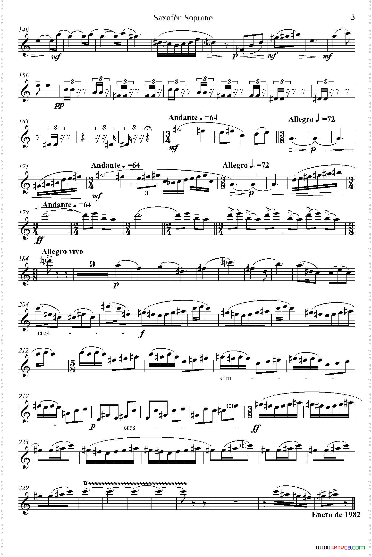 IMPROMTUS高音萨克斯分谱