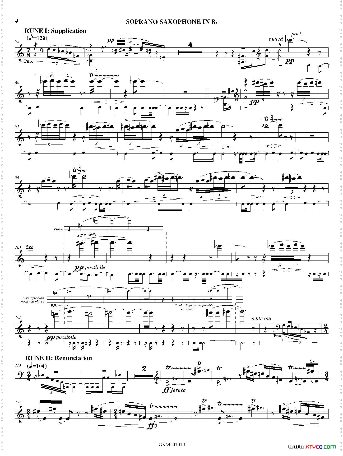 LustrationforTheMillennium高音萨克斯独奏_Lustration for The Millennium高音萨克斯独奏
