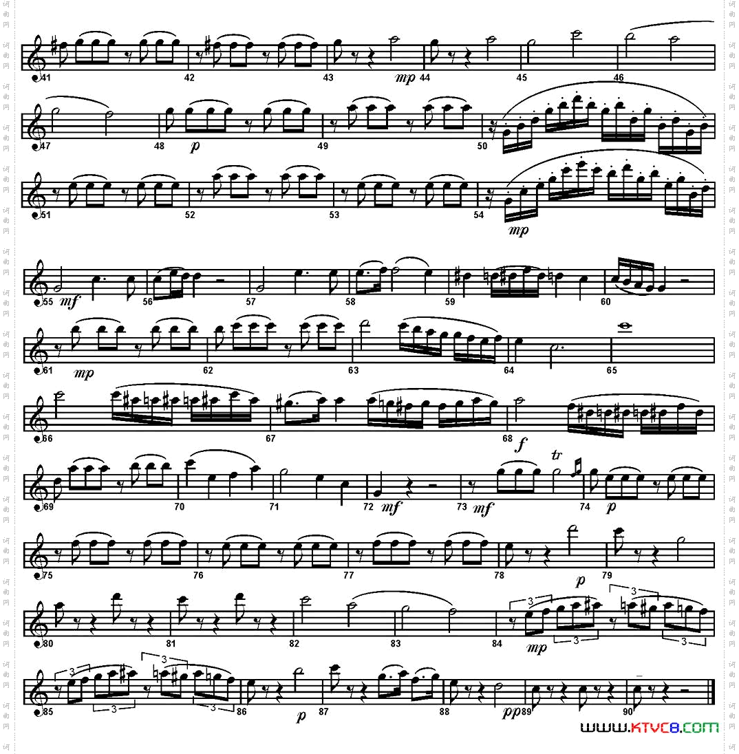 SERENADENo·11inEb，K·375Part3四重奏·上低音萨克斯分谱_SERENADE No·11 in Eb，K·375 Part 3四重奏·上低音萨克斯分谱