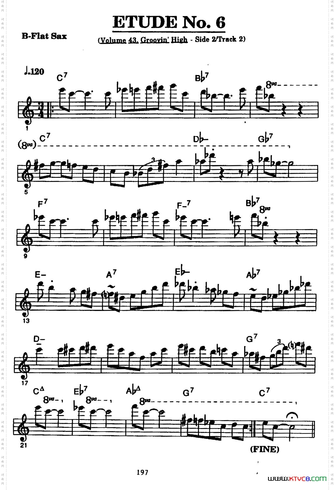 爵士乐超吹练习曲六