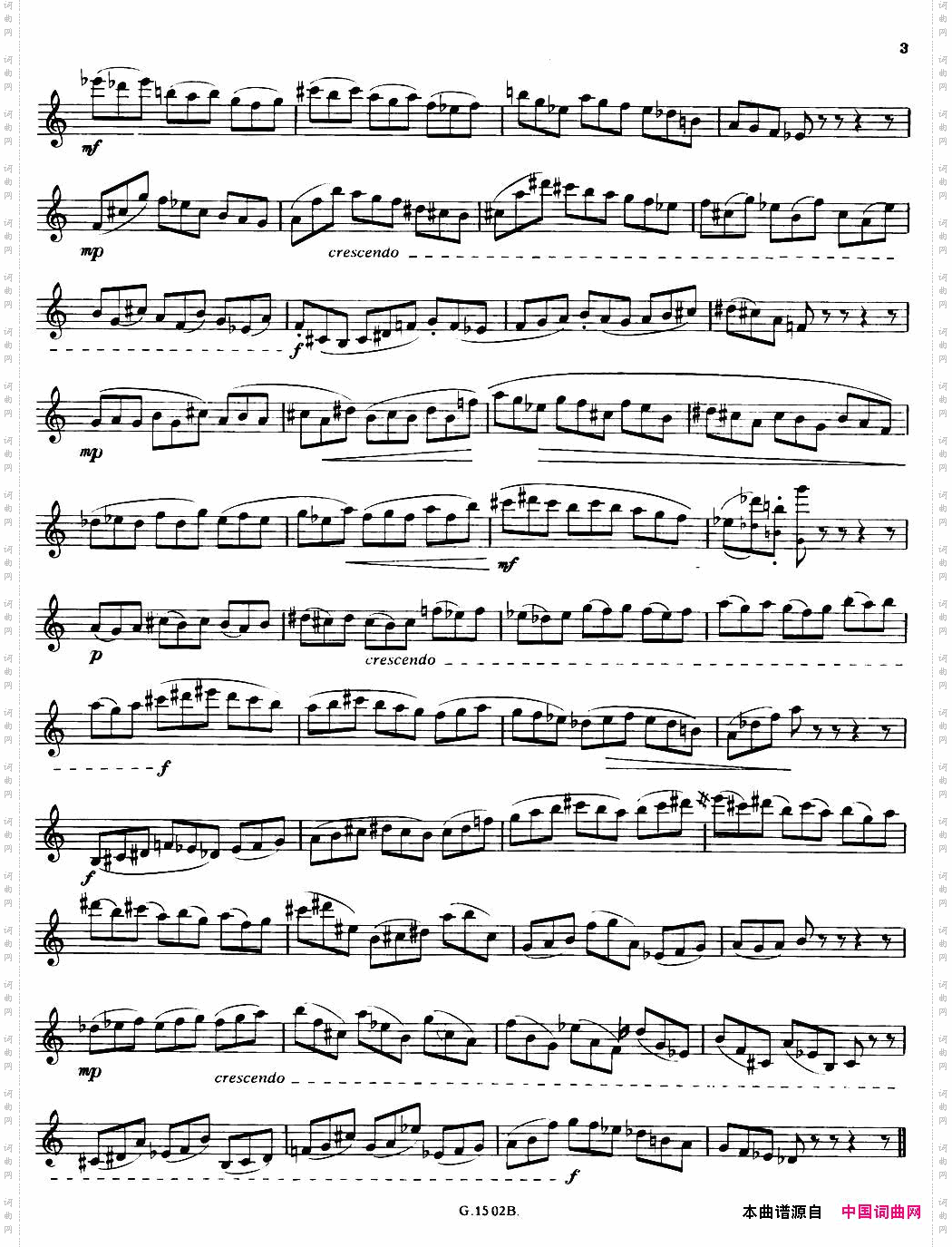 拉库尔萨克斯管练习曲28首1—5