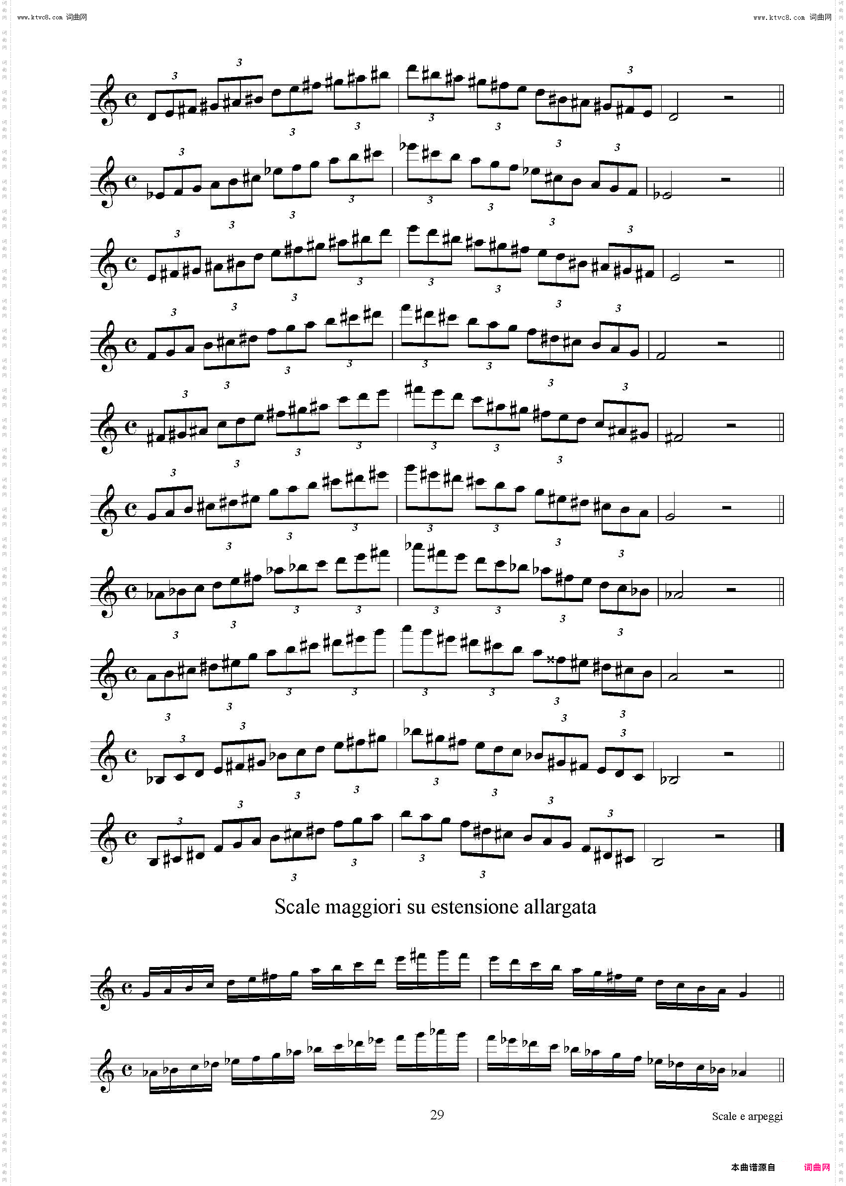 实用的萨克斯音阶练习曲集_P16——30
