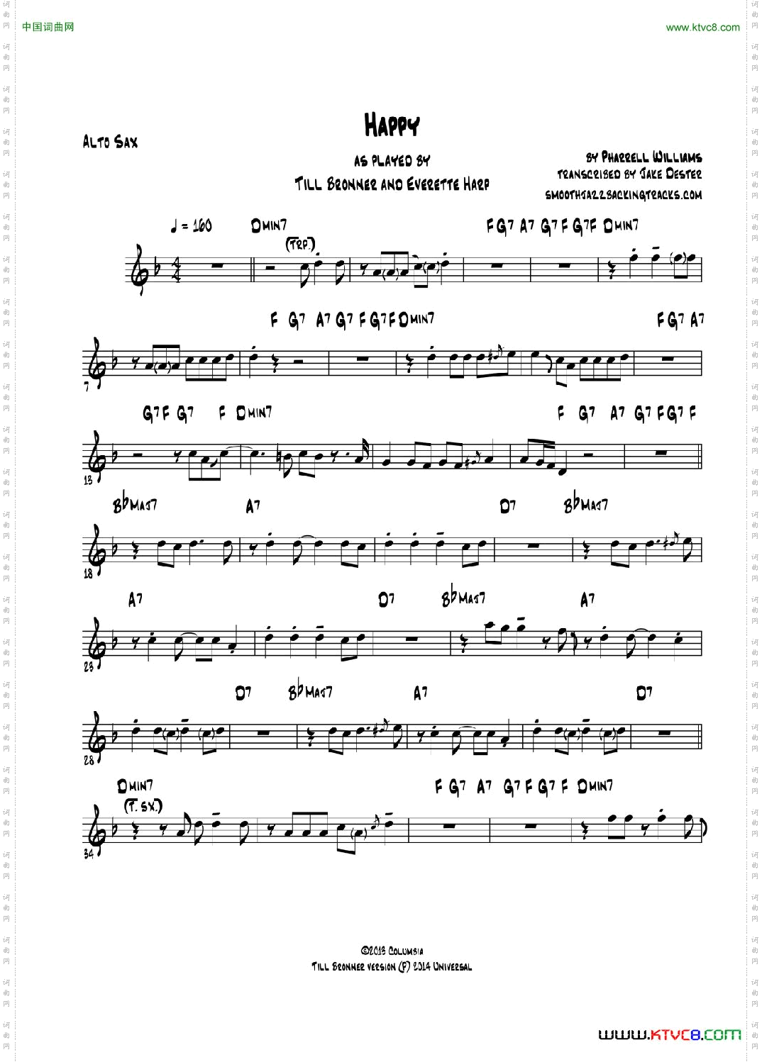 Happy中音萨克斯