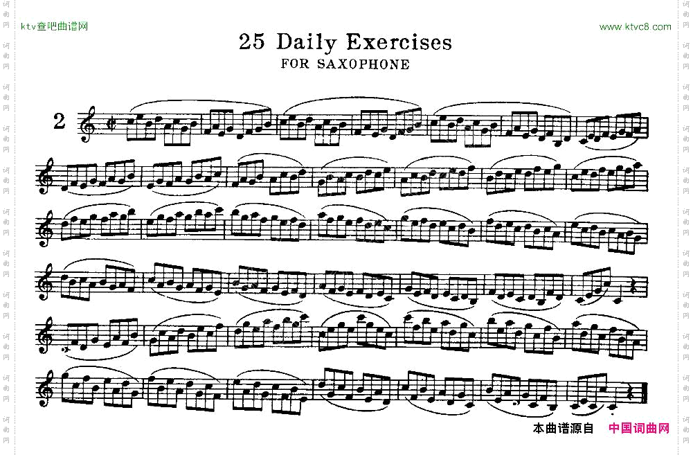 klose-25首萨克斯练习曲2