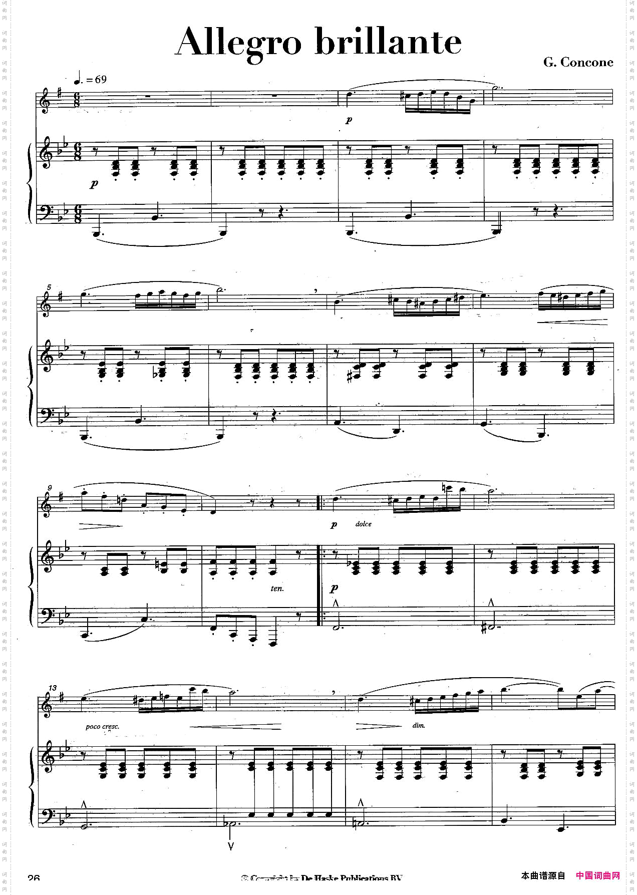 Allegrobrillante中音萨克所+钢琴伴奏_Allegro brillante中音萨克所+钢琴伴奏