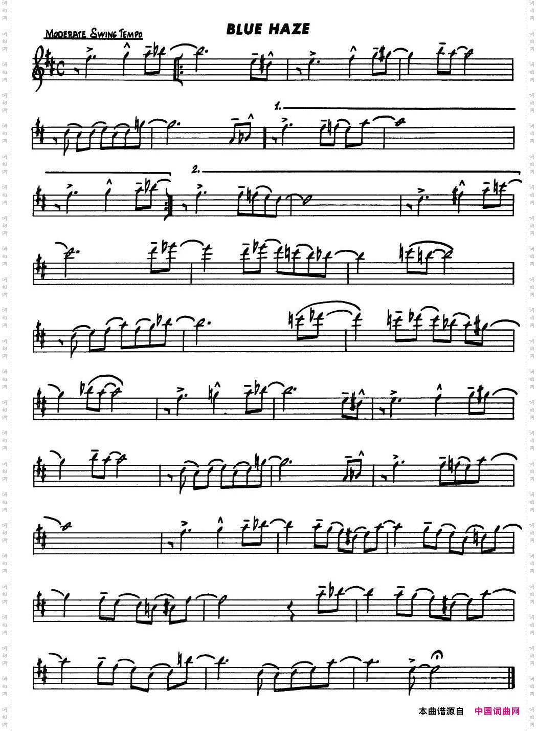 BasicJazzConceptionforsaxophoneBLUEHAZE_Basic Jazz Conception for saxophoneBLUE HAZE