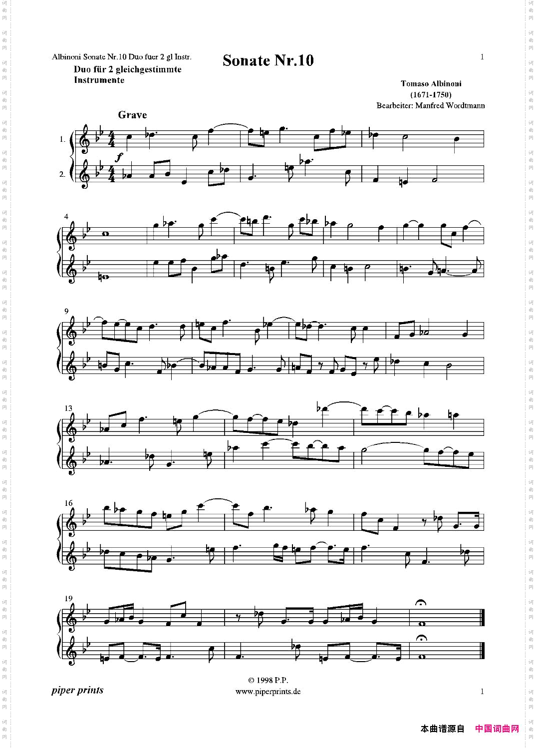 SonateNr.10二重奏_Sonate Nr.10二重奏